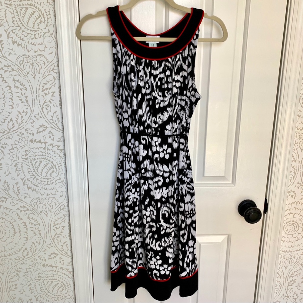 Motherhood Maternity Black And White Dress